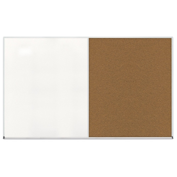 Enclosed Corkboard, 1 Door, 48"x36", 4" Fra